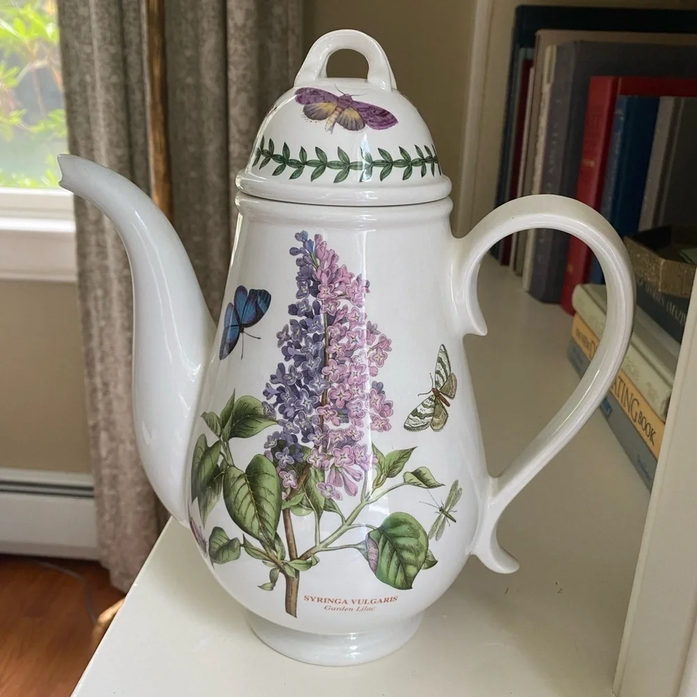 Portmeirion Botanic 2.75 Pt Coffee Pot NEW Garden Lilac